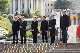 До Києва прибули лідери Польщі, Великої Британії, Німеччини та Франції