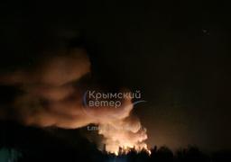 В окупованому Криму палають будівля ФСБ і Таврійська ТЕС – «Кримський вітер»